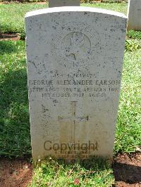 Dar Es Salaam War Cemetery - Carson, George Alexander